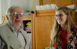 Juozas Elekšis ir Giedrė Trakytė aptarimo metu